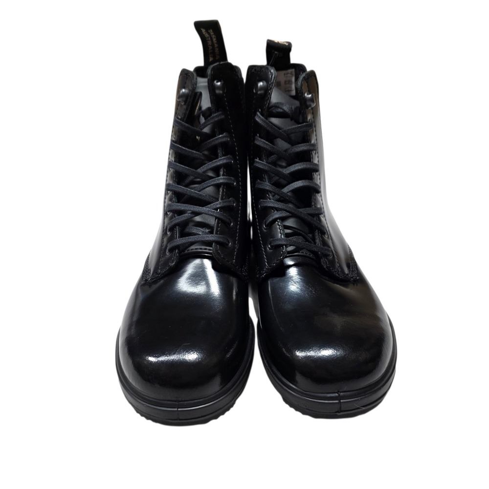 Blundstone 1583 Lace-Up Boots Women 7.5 Black Leather Heritage Series Ankle NEW - Picture 2 of 12
